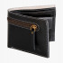 Black leather male wallet S