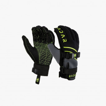 Black Polyester Unisex Gloves L