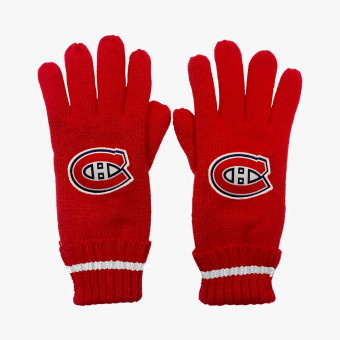 Red Cotton Unisex Gloves S