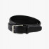 Black leather male belt M