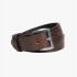 Brown leather male belt M