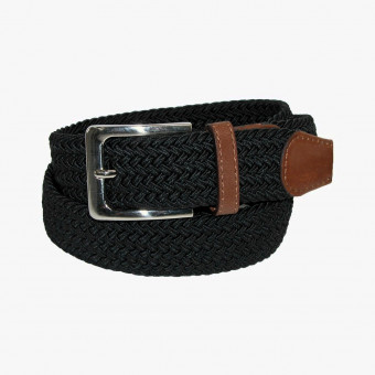 Black polyester female belt M