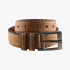Brown leather unisex belt XL