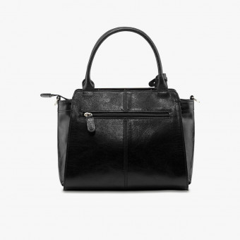 Black leather female bag M