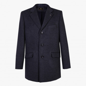 Black cotton male coat M