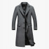 Gray cotton male coat L