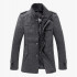 Gray cotton male coat S