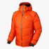 Orange polyester unisex jacket M