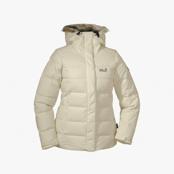 White polyester female jacket S