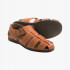 Brown leather sandals 10