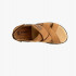 Light brown synth leather sandals 10