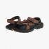 Orange silicone sandals 9