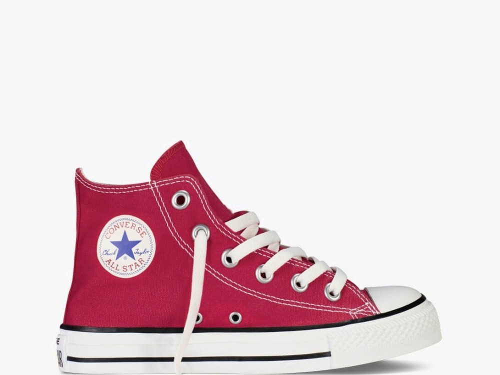 Red cotton sneakers 8