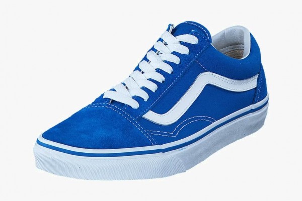 Blue cotton <mark>sneakers</mark> 8.5
