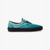 Turquoise synth leather sneakers 7.5