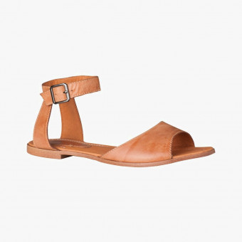 Light brown leather sandals 8