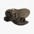 Dark brown silicone sandals 7