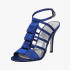 Dark blue cotton heels 9