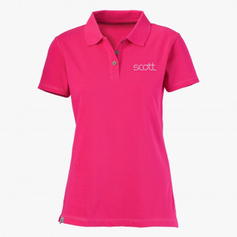 Pink cotton female t-shirt L