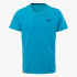 Blue cotton male t-shirt L