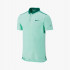 Light green polyester male t-shirt XS