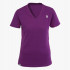 Purple cotton female t-shirt XS