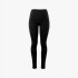 Black polyester female legging S
